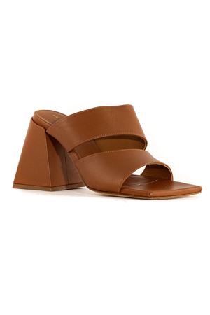 Brown leather sandal VIC MATIE' | 1G3860DG46G200315